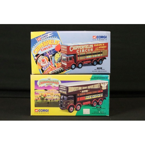 1145 - Ten boxed Corgi Classics diecast models to include 6 x 'Chipperfield Circus' Corgi Classics (11201 E... 