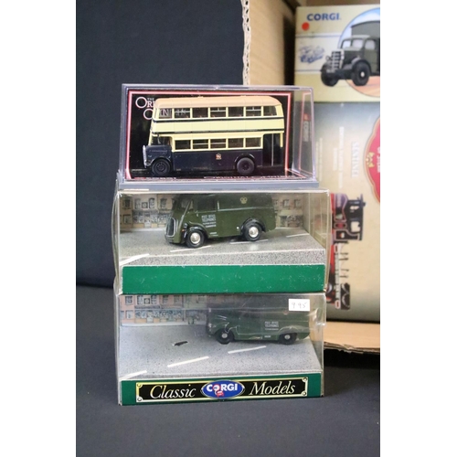 1149 - 29 Boxed / cased diecast models to include 2 x Vanguards (VA06600 & VA07603), Corgi Vintage Glory Of... 