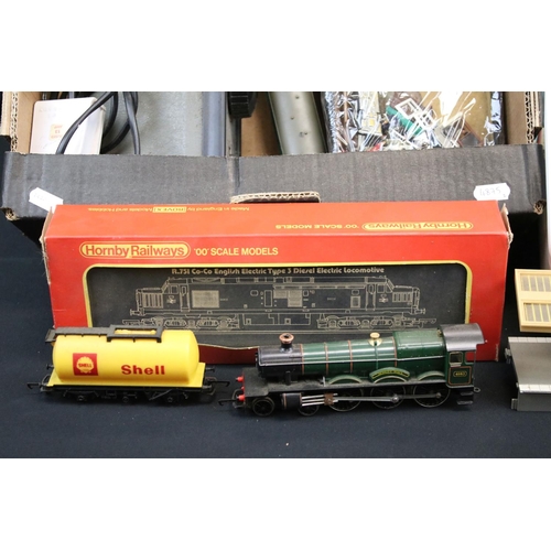 115 - Quantity of OO gauge model railway to include boxed Hornby R751 Co Co Electric Type 3 Diesel locomot... 