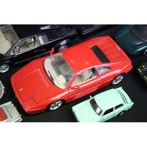 1150 - 14 diecast models, of varying scales, to include Maisto, Corgi, Burago, Knight & Welly examples, fea... 