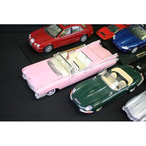 1150 - 14 diecast models, of varying scales, to include Maisto, Corgi, Burago, Knight & Welly examples, fea... 