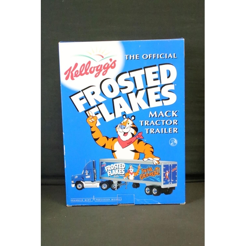 1151 - 15 Boxed diecast models to include 2 x Franklin Mint Precision Models (Frosted Flakes Mack Tractor T... 