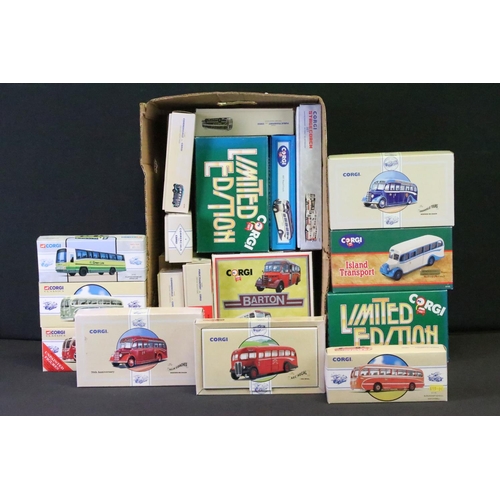 1154 - 25 boxed Corgi Classics diecast models to include 7 x Corgi Commercials (97113, 98162, 97196, 97210,... 