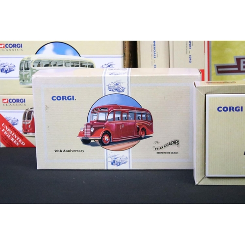 1154 - 25 boxed Corgi Classics diecast models to include 7 x Corgi Commercials (97113, 98162, 97196, 97210,... 