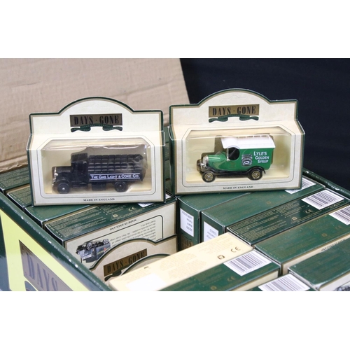 1161 - Approximately 72 x boxed Lledo Days Gone diecast vintage models across two trade boxes. Boxes overal... 