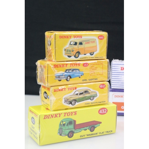 1162 - 13 boxed Dinky Toys Atlas Editions diecast models to include 514 Guy Van, 512 Guy Flat Truck, 901 Fo... 