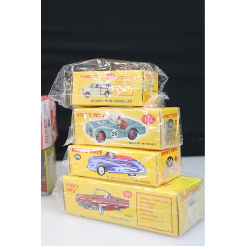 1162 - 13 boxed Dinky Toys Atlas Editions diecast models to include 514 Guy Van, 512 Guy Flat Truck, 901 Fo... 