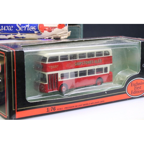 1163 - 26 Boxed EFE Exclusive First Editions diecast model buses, 1:76 scale, featuring, 5 x De Luxe Series... 