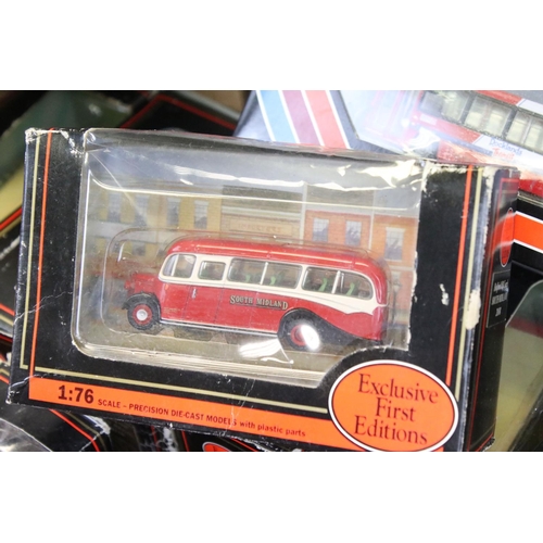 1163 - 26 Boxed EFE Exclusive First Editions diecast model buses, 1:76 scale, featuring, 5 x De Luxe Series... 