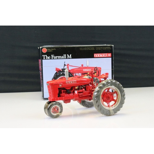 1165 - Ertl The Farmall M Mc Cormick - Deering Precision Series Tractor model in original box. Model VG, bo... 