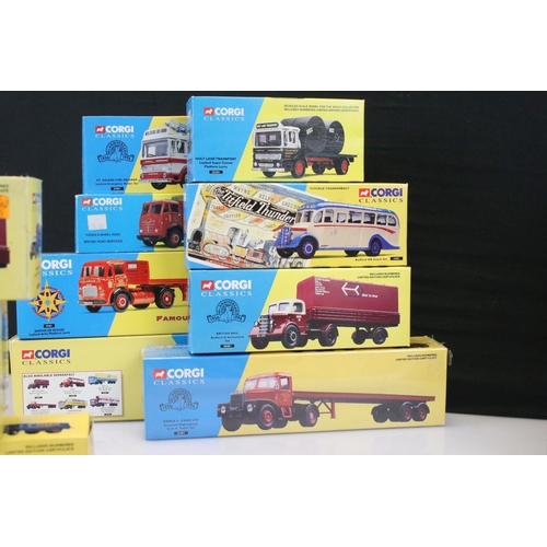 1168 - 15 boxed Corgi Classics diecast models to include 12 x Corgi Classics The Collector Club (21201, 214... 