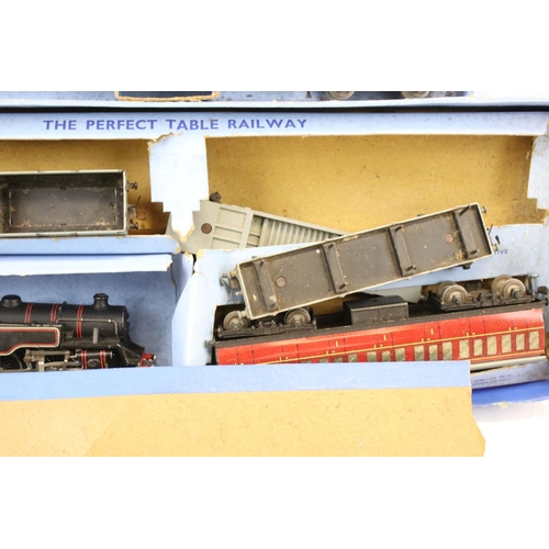 117 - Boxed Hornby Dublo Passenger train set containing BR 2-6-4 80054 Locomotive, 9 x items of rolling st... 