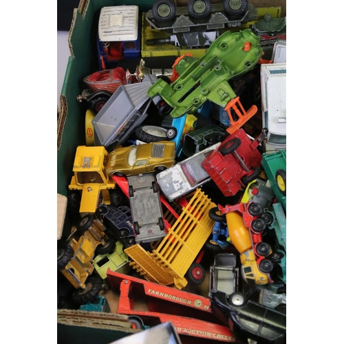 1171 - Quantity of mid 20th C onwards play worn diecast and plastic models to include Matchbox, Corgi, Dink... 