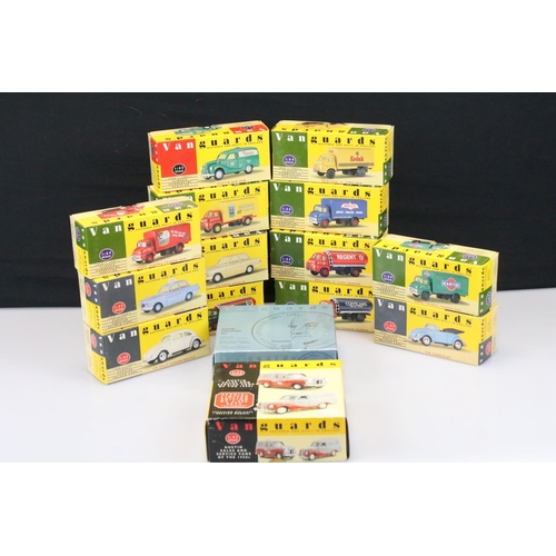 1172 - Thirteen Vanguards classic commercial vehicles precision diecast replica models to include 5x 1:64 s... 