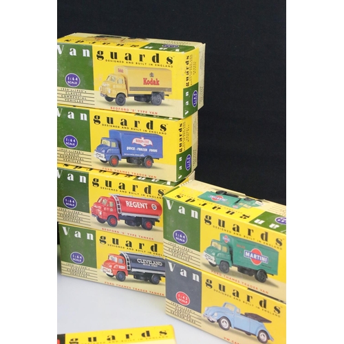 1172 - Thirteen Vanguards classic commercial vehicles precision diecast replica models to include 5x 1:64 s... 