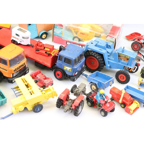 1174 - Seven boxed Britains 1:32 scale diecast models to include 9603 Ford Skip Lorry, 9523 Ford Tractor 77... 