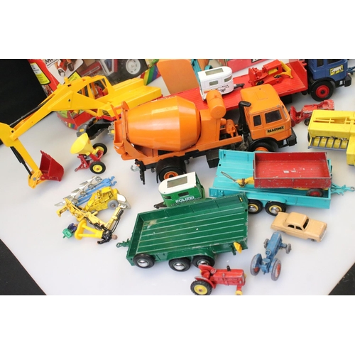 1174 - Seven boxed Britains 1:32 scale diecast models to include 9603 Ford Skip Lorry, 9523 Ford Tractor 77... 