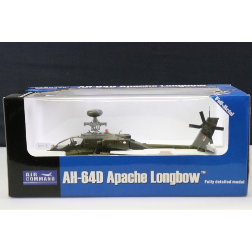 1176 - Boxed Air Command 1/48 AH 64D Apache Longbow diecast military model, vg