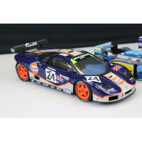 1177 - Four 1/18 diecast models to include 3 x Paul's Model Art Minichamps (Michael Schumacher Collection B... 