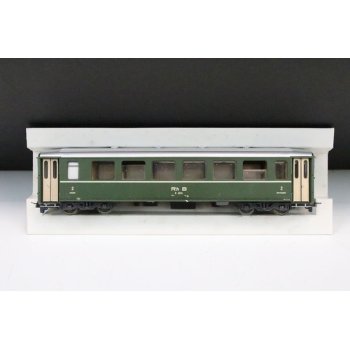 12 - Two boxed Bemo HOe - HOm locomotives to include 1254/1 Curia and 1254/2 Raetia plus a boxed Bemo coa... 