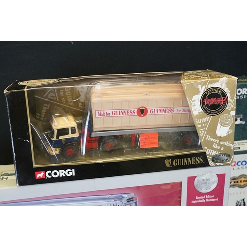 1208 - 18 boxed Corgi Classics diecast models to include 7 x Guinness Limited Edition Collectables (55801, ... 