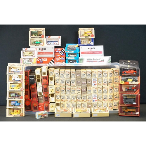 1211 - Around 115 diecast models to include Models Of Yesteryear, Matchbox 75 Series 27 Swing Wing, Corgi C... 