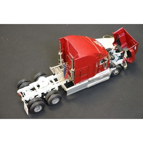 1212 - Three Franklin Mint 1:32 scale Precision diecast Models to include Mack Lorry Cab, Mack Fuel Tanker ... 