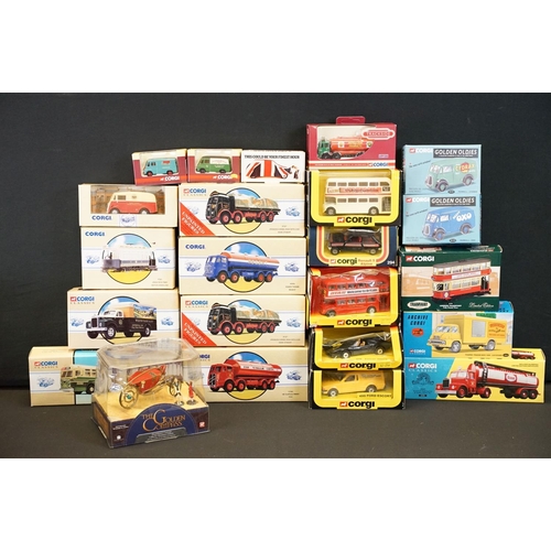 1213 - Collection of 23 boxed Corgi diecast models to include Corgi Classics Road Transport (98454, 97327, ... 