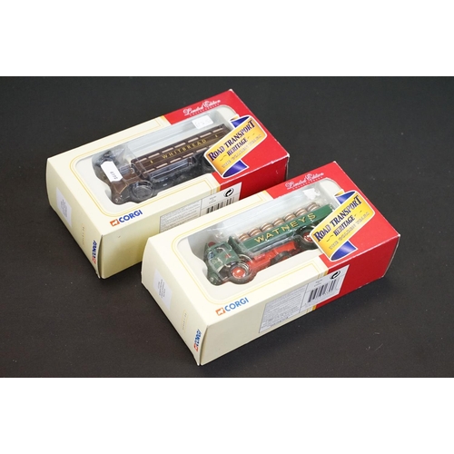 1214 - 11 Boxed Corgi ltd edn haulage diecast models to include CC12205 Pulleyn Transport, Haulier Of Renow... 