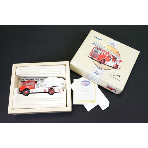 1217 - 11 Boxed Corgi diecast models to include 3 x Nine Double Nine, 4 x Fire Service from Corgi, Hong Kon... 