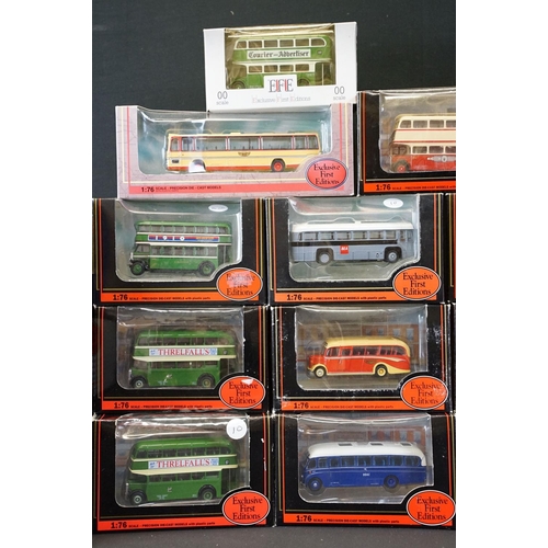 1218 - 30 boxed / cased diecast model buses to include 24 EFE Exclusive First Editions and 6 x Corgi Origin... 