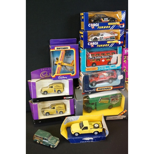 1220 - Around 20 boxed diecast & plastic models to include Matchbox SuperKings K15 The Londoner, Vanguards ... 