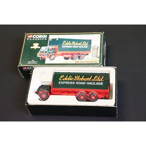 1223 - Collection of 16 boxed Corgi Classics Eddie Stobart diecast models to include 59504, 13601, 30202, 2... 