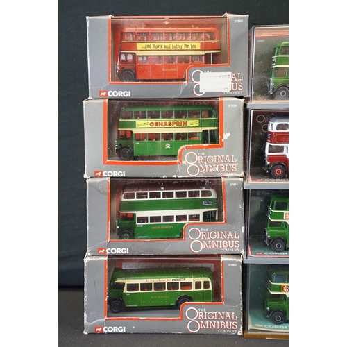 1224 - Collection of 15 boxed/ cased The Original Omnibus Company diecast models to include 97852, 40406, 9... 