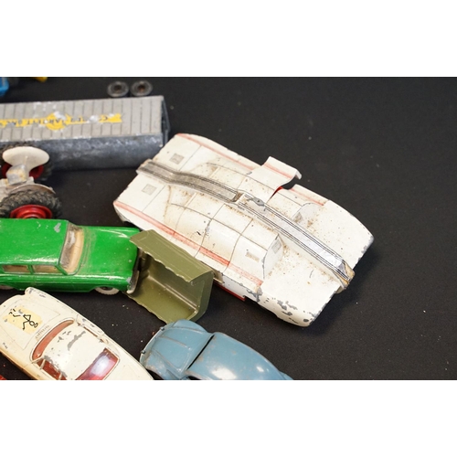 1228 - Quantity of heavily play worn diecast models to include Corgi, Dinky etc featuring Corgi Batmobile w... 