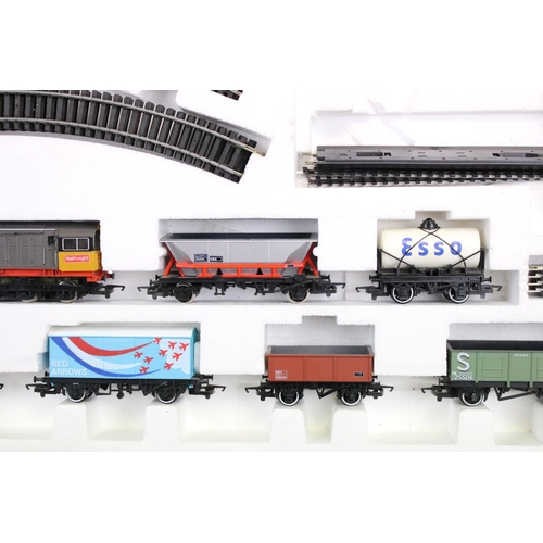 123 - Boxed Hornby OO gauge R674 Midnight Freight electric train set, locomotive and rolling stock complet... 