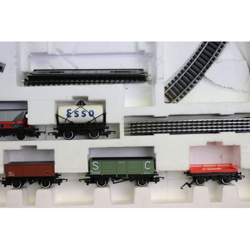 123 - Boxed Hornby OO gauge R674 Midnight Freight electric train set, locomotive and rolling stock complet... 