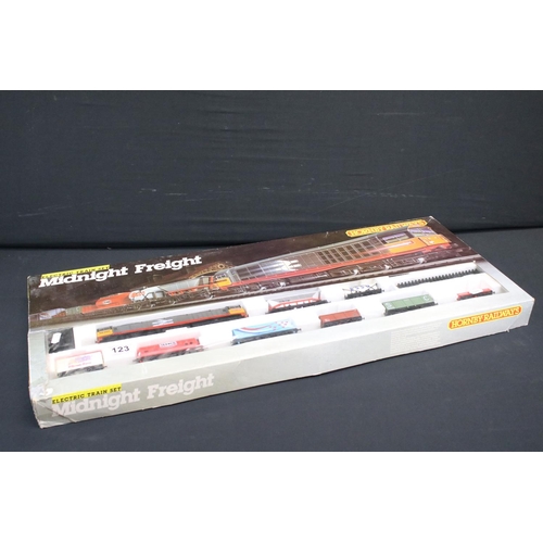 123 - Boxed Hornby OO gauge R674 Midnight Freight electric train set, locomotive and rolling stock complet... 