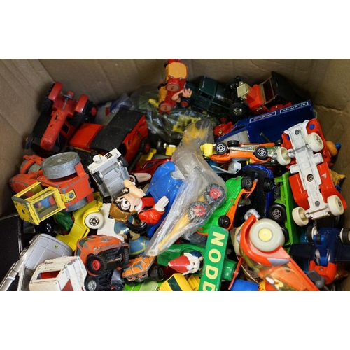 1230 - Large collection of mid 20th century onwards play worn diecast and plastic models to include Corgi, ... 