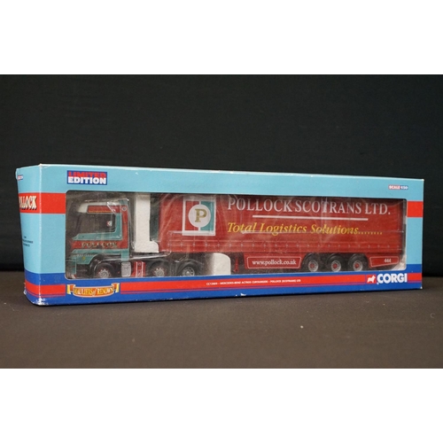 1234 - Six boxed Corgi ltd edn diecast models to include CC12111 TNT, CC13809 Pollock, 76403 Guinness, 7640... 