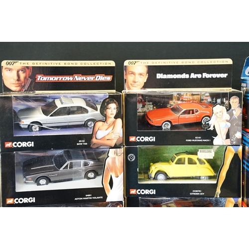 1236 - 15 Boxed Corgi James Bond 007 diecast models to include 12 x The Definitive Bond Collection, 2 x The... 