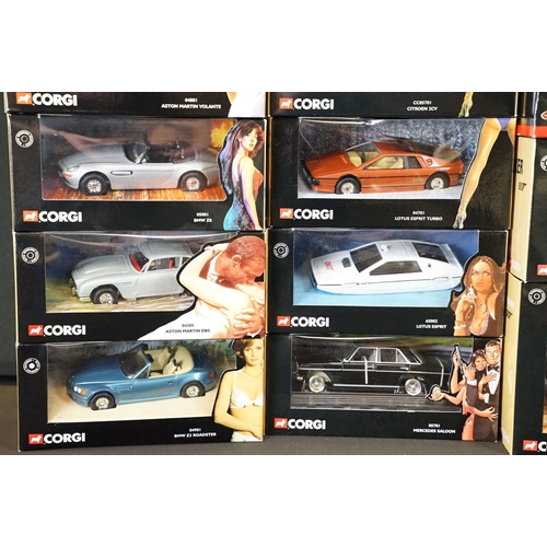 1236 - 15 Boxed Corgi James Bond 007 diecast models to include 12 x The Definitive Bond Collection, 2 x The... 