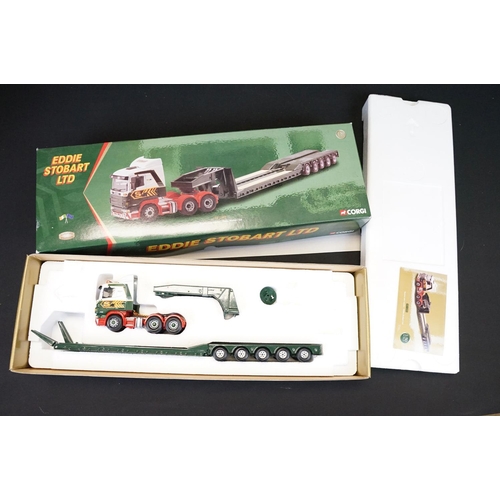 1241 - Five boxed Corgi Eddie Stobart ltd edn diecast models to include 76901 30th Anniversary 1970-2000, C... 