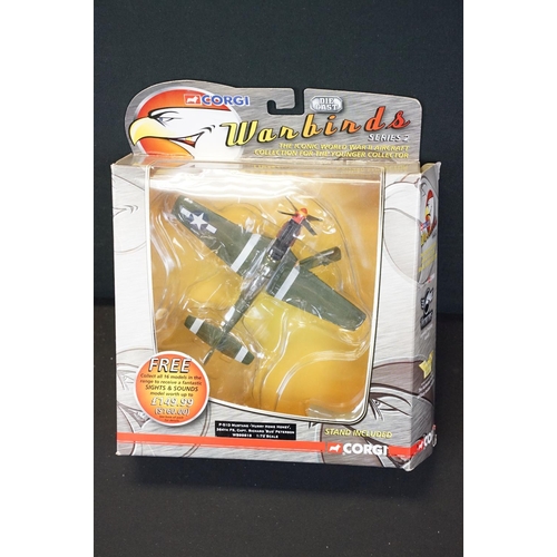 1242 - 12 Boxed Corgi 1/72 Warbirds Predators diecast model planes to include WB99607, WB99610, WB99627, WB... 