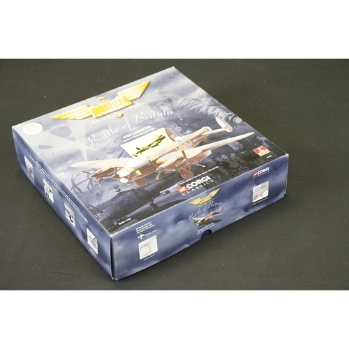 1243 - Three boxed / cased Corgi Aviation Archive Battle of Britain diecast models to include 47301, Memori... 