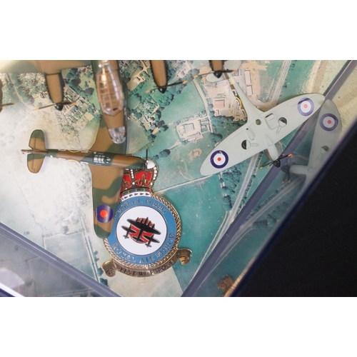 1243 - Three boxed / cased Corgi Aviation Archive Battle of Britain diecast models to include 47301, Memori... 