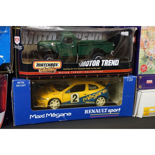 1244 - Collection of 17 boxed diecast model sets with examples from Tekno, Solido, Matchbox and Lledo, feat... 