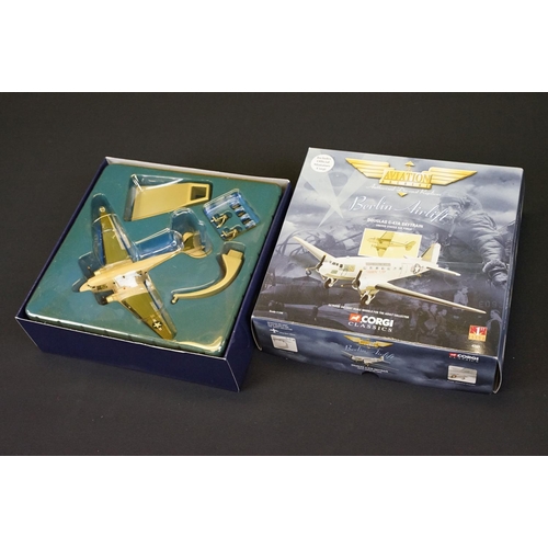 1246 - Eight boxed Corgi Aviation Archive diecast models to include 3 x Military Air Power (AA34202, AA3340... 