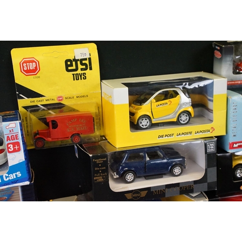 1247 - Collection of 32 boxed diecast models to include examples from Corgi, Dinky, Solido, American Highwa... 