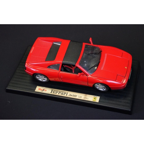 1248 - 17 Diecast models to include Burago, Maisto, Welly etc featuring Burago Mercedes 300 SL, Kyosho 1/18... 